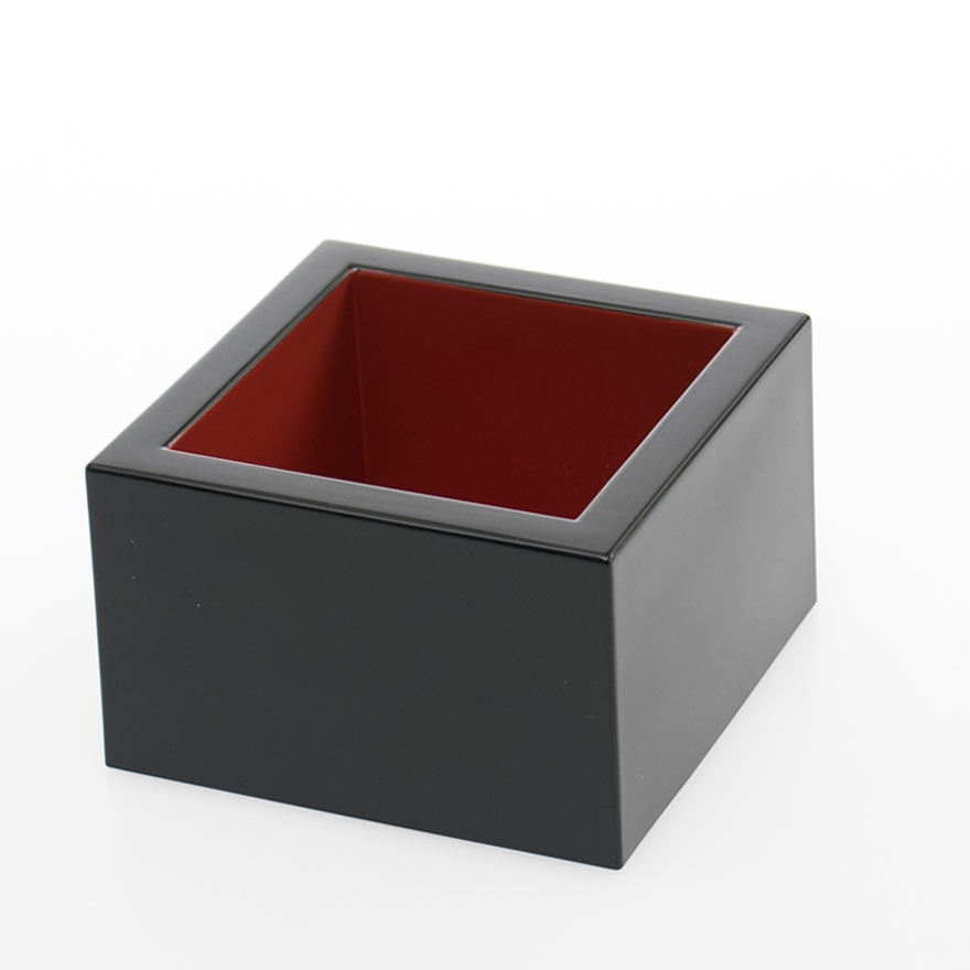 Red Black Masu Sake Cup